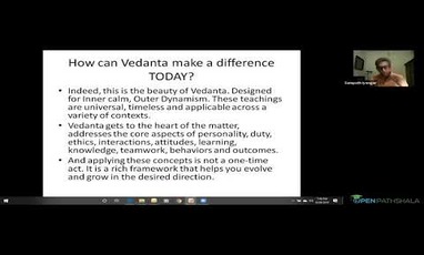  Vedanta @Work: Introduction | Applying Vedanta Practically 